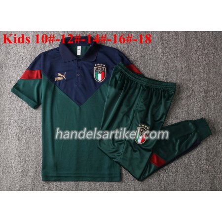 Italien 2020/21 Kinder Trainings Poloshirt M003